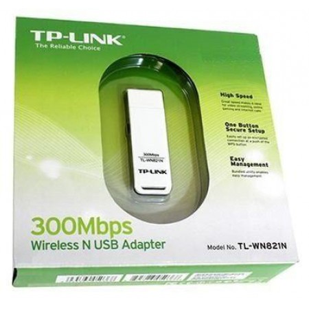 P. REDE TP-LINK USB N300MBPS TL-WN821N